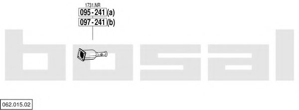 BOSAL 062.015.02 Exhaust System